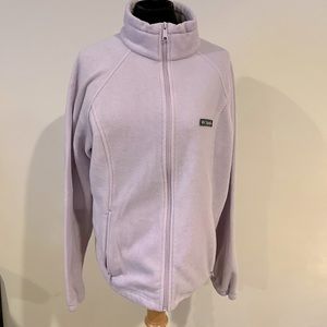 Columbia Lilac zip up fleece